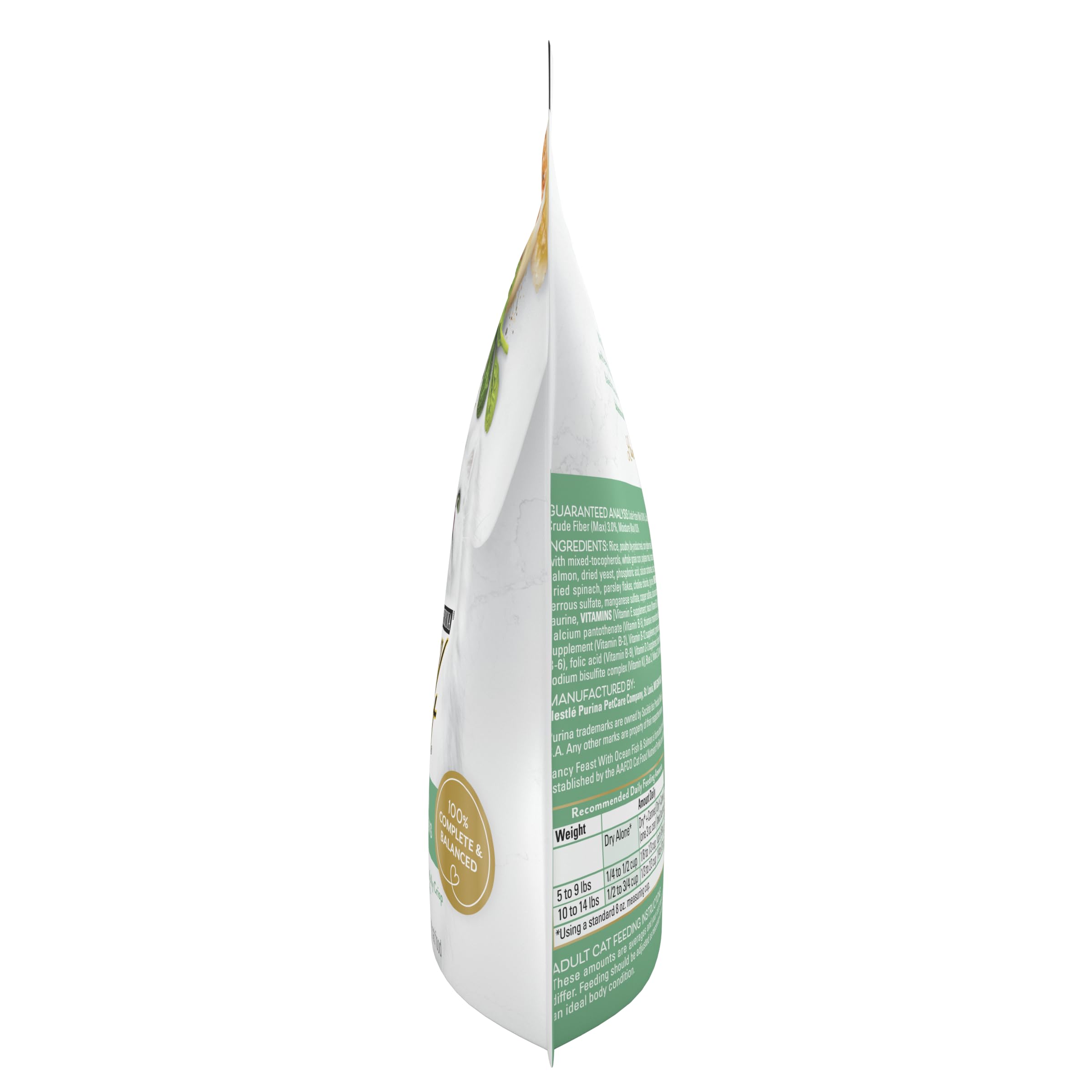 Fancy Feast 100 percent nutrition claim indicating complete balanced nutrition