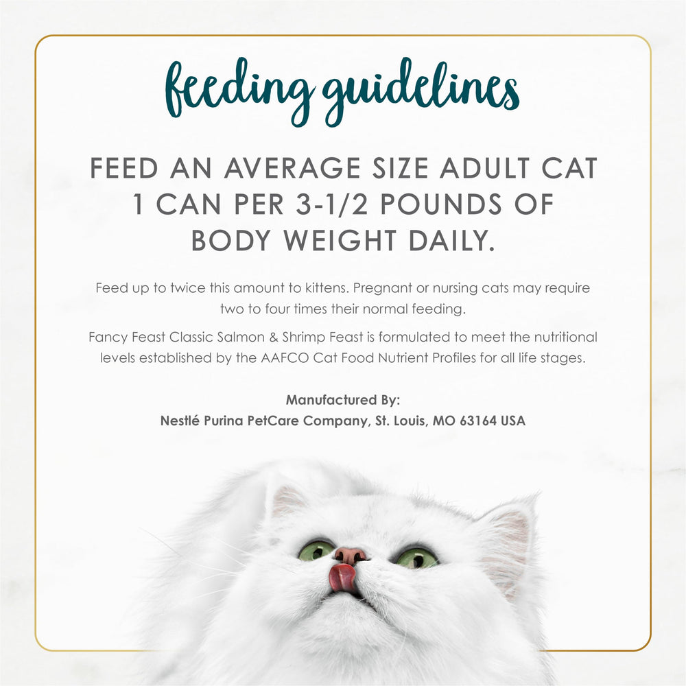 Happy cat enjoying a Fancy Feast meal highlighting palatability.