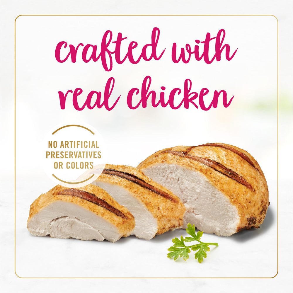 Fancy Feast Chicken Feast pate no-artificial-colors-preservatives: clean ingredients