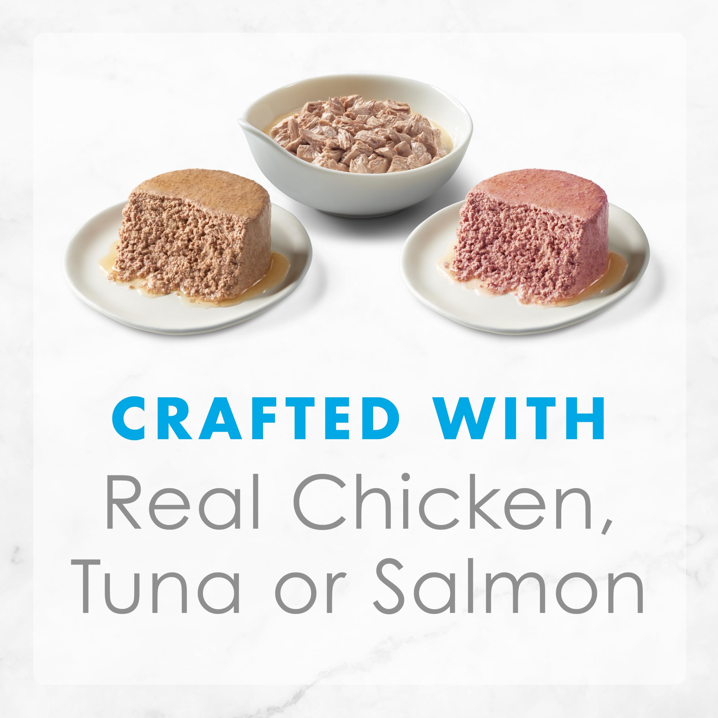 Fancy Feast Creamy Delights tender morsels 3oz can – bite-sized texture with savory gravy.