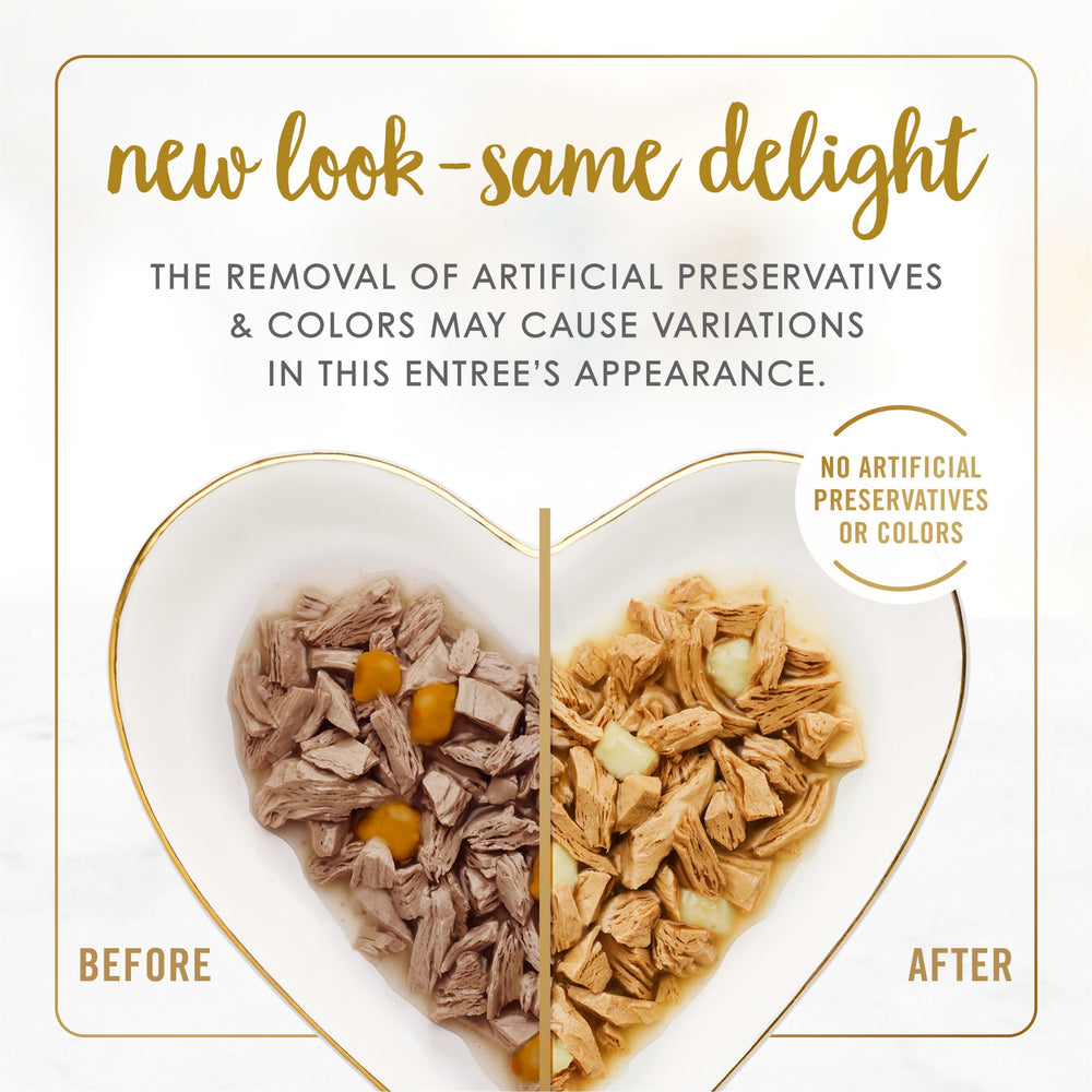 Fancy Feast Delights grilled turkey cheddar gravy cans highlighting protein and gravy.