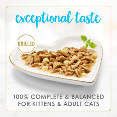 Fancy Feast Delights ingredients label tuna — real ingredients support balanced nutrition.