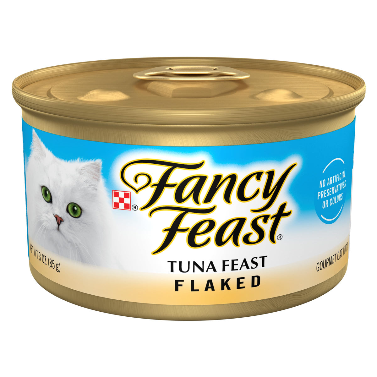 Fancy Feast Flaked Tuna Feast bites close-up showcasing real tuna texture for enticing meals.