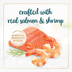 Fancy Feast grain-free label highlighting grain-free recipe option.