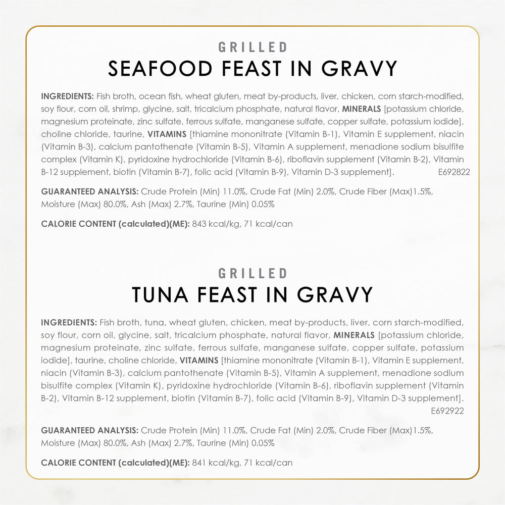 Fancy Feast gravy close-up: silky gravy enhances flavor perception.