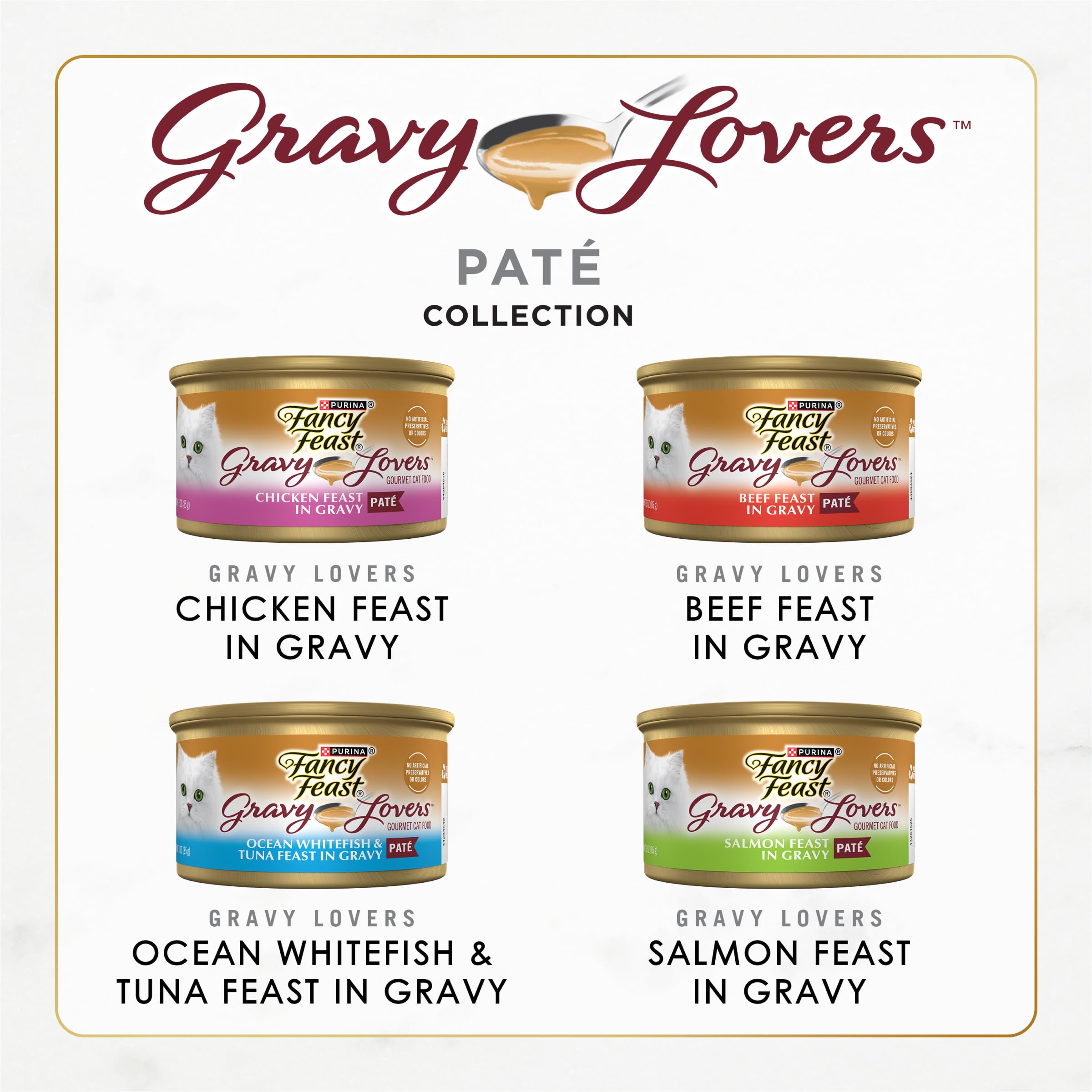 Fancy Feast Gravy Lovers chicken pate close-up highlighting savory meal appeal