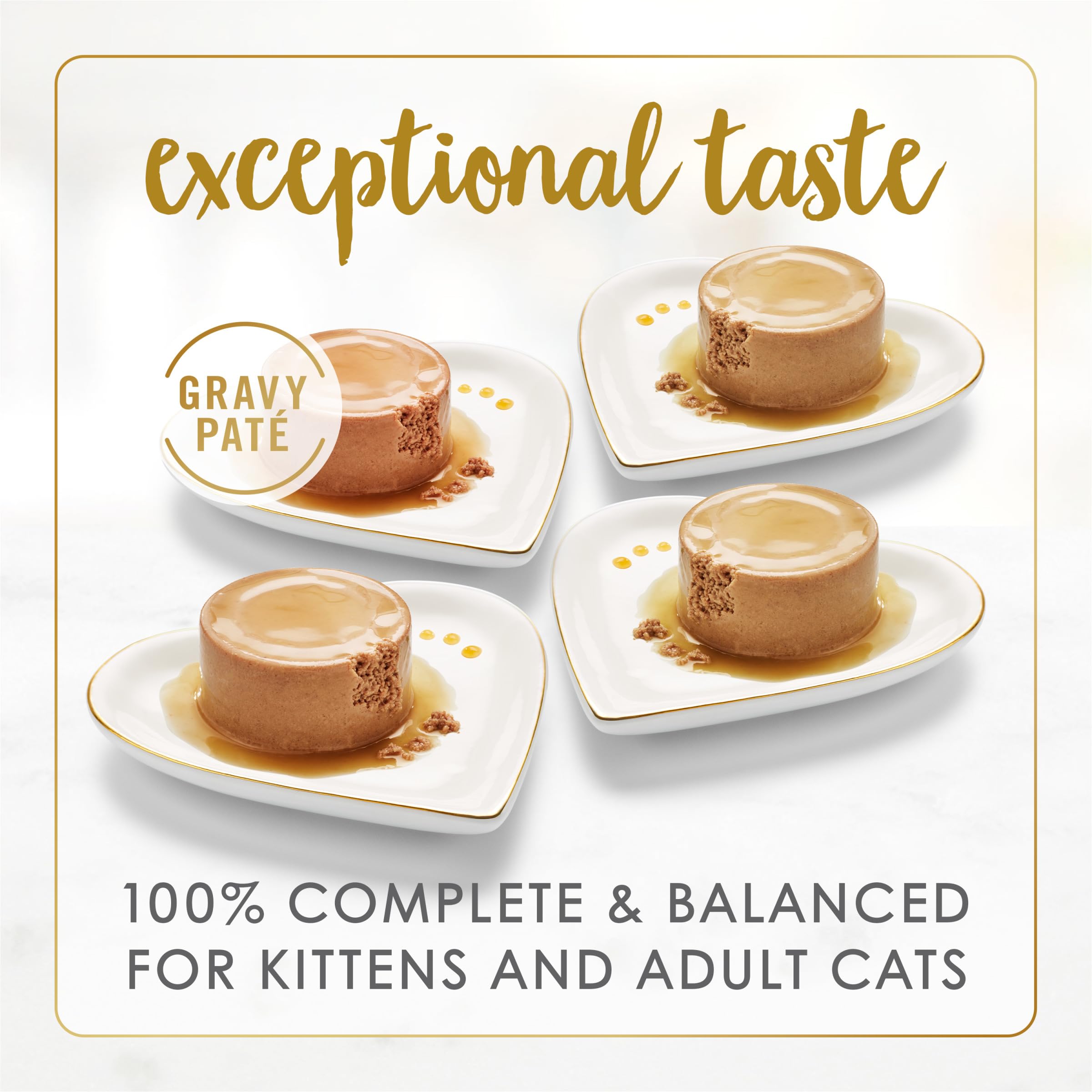 Fancy Feast Gravy Lovers ocean whitefish pate close-up suggesting balanced nutrition