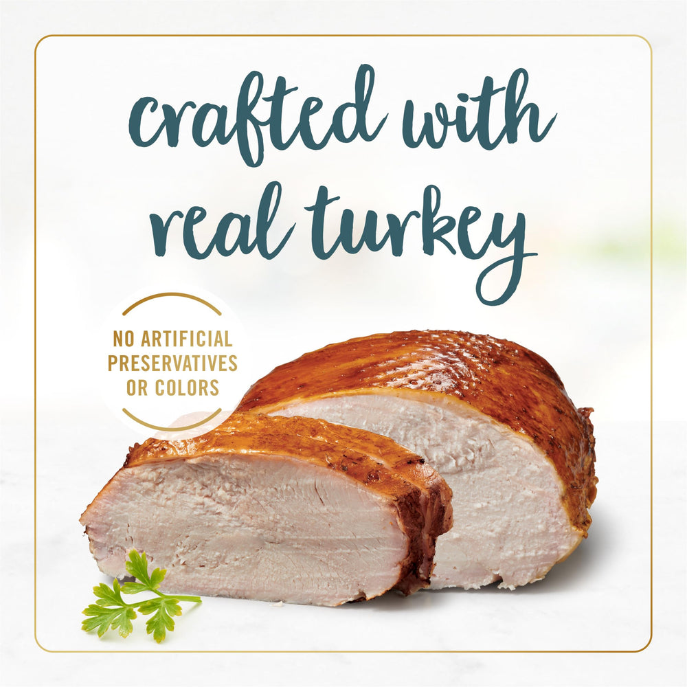 Fancy Feast Gravy Lovers Turkey Feast served in a bowl for dinner-time enjoyment.