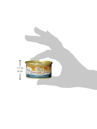 Fancy Feast Gravy Lovers Turkey Feast cans pack provides convenient supply for complete adult nutrition.