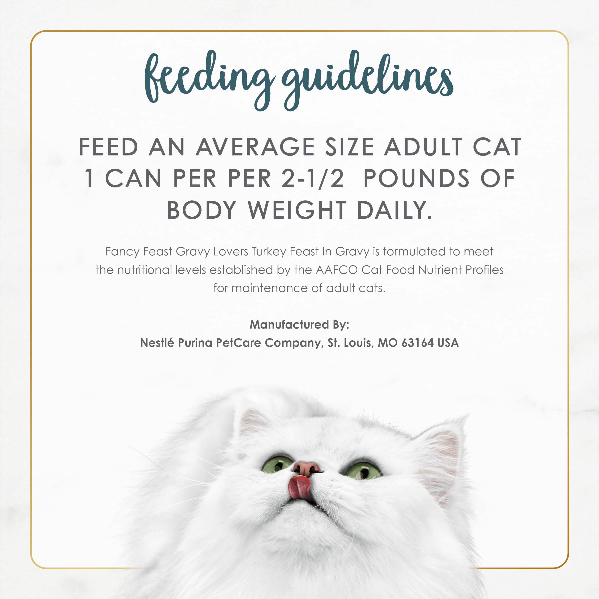 Fancy Feast Gravy Lovers Turkey Feast gravy-smell signals flavorful aroma for cat appeal.