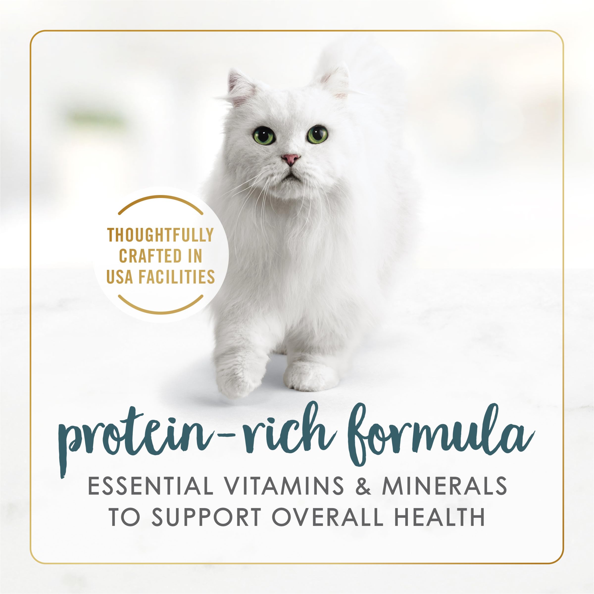 Fancy Feast Gravy Lovers Turkey Feast turkey chunks offer protein-rich texture cats love.