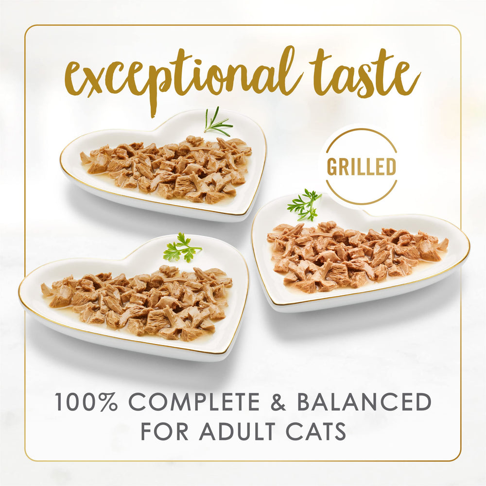 Fancy Feast Grilled variety-pack dish—mealtime flavor rotation
