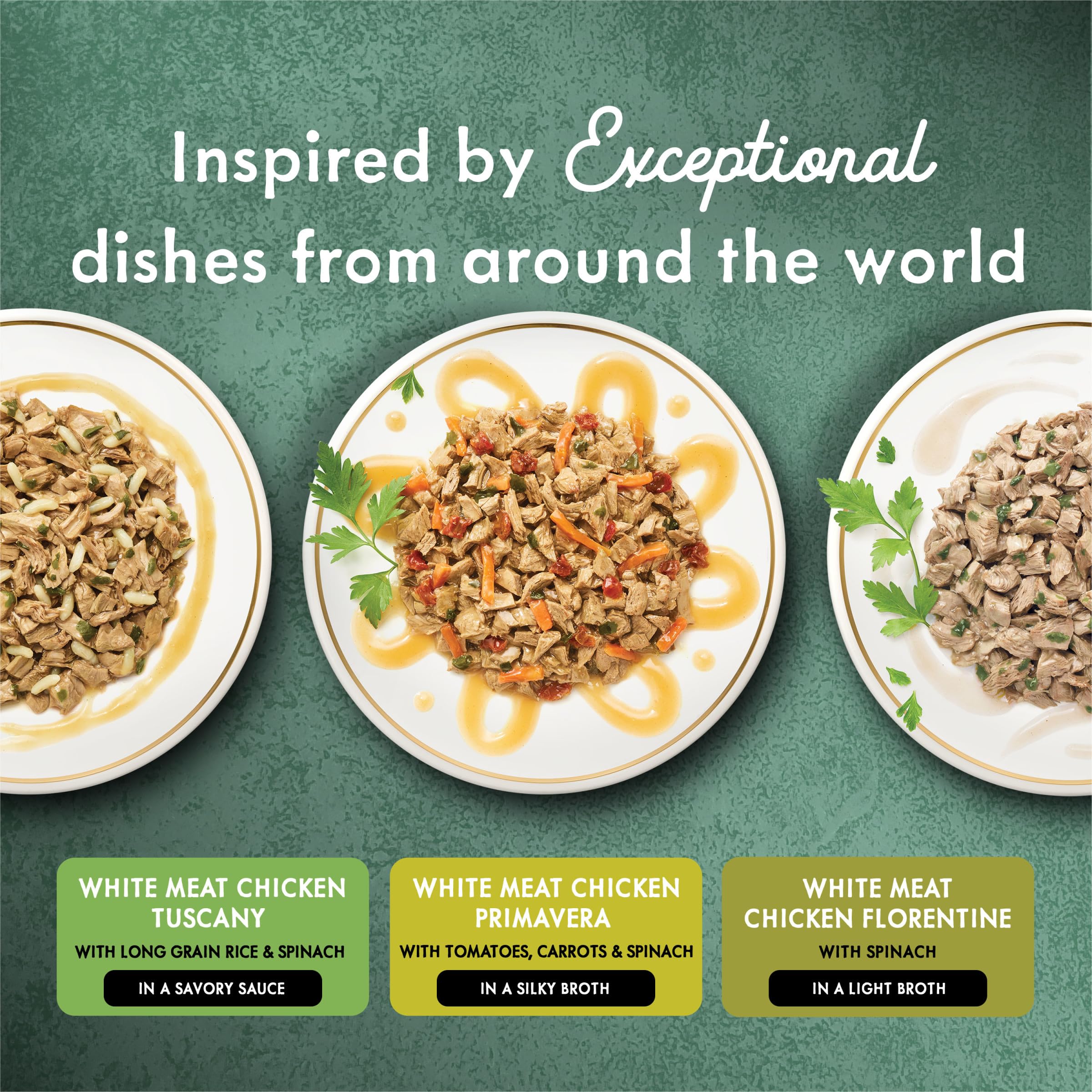 Fancy Feast Medleys White Meat Chicken Primavera can – vibrant flavors for picky eaters