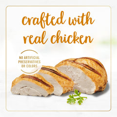 Fancy Feast no artificial colors or preservatives label on can.