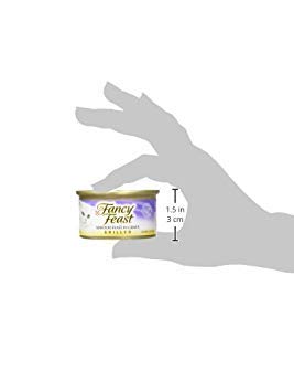 Overview of Fancy Feast pack contents with six flavors