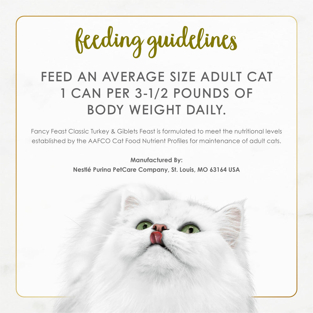 Fancy Feast grain-free label emphasizes grain-free formula