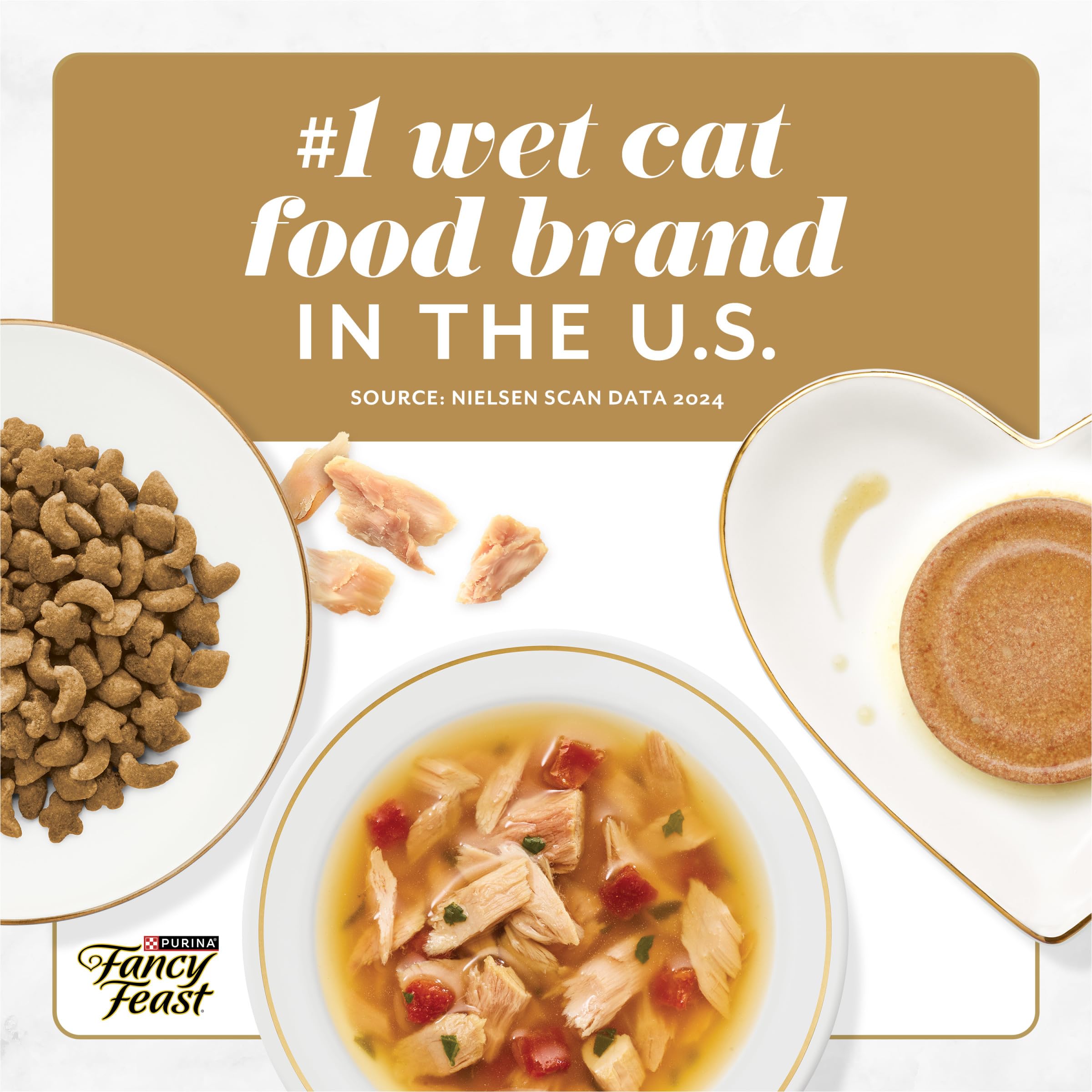 Cena gourmet para gatos: Fancy Feast Petites con salmón y espinaca.