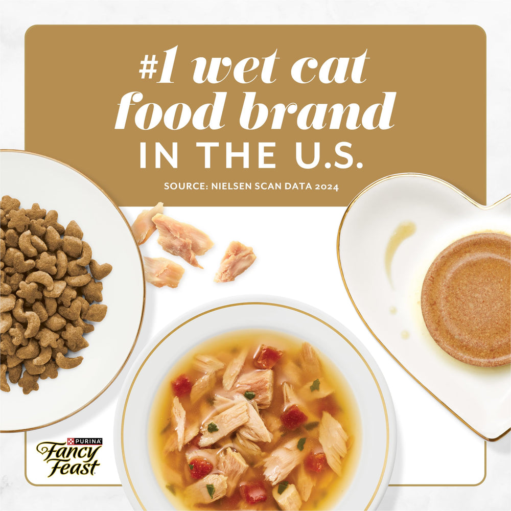 Cena gourmet para gatos: Fancy Feast Petites con salmón y espinaca.