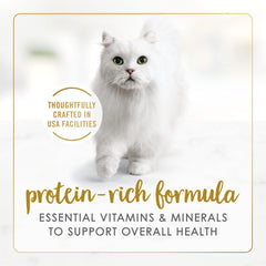 Fancy Feast Poultry and Beef Pate Collection grain-free label highlights recipe options.