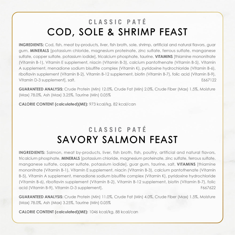 Fancy Feast seafood aroma at mealtime – aromatic opening signals a tasty meal.