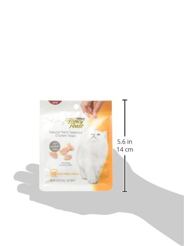 Fancy Feast single-ingredient chicken bites highlight simple, natural protein.