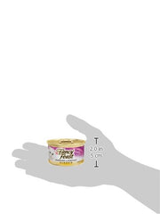 Fancy Feast tender beef and liver feast pate texture closeup shows smooth pate