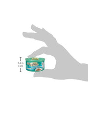 Fancy Feast Turkey Florentine broth gloss captures light savory sauce texture.