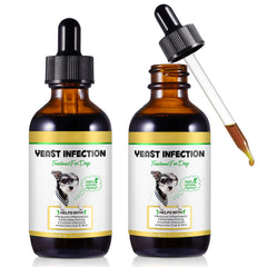 FANGCUN dog yeast-treatment bottle—natural support for itching relief