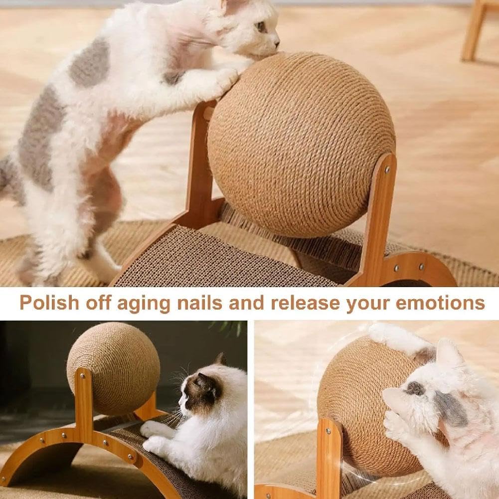 FANJUN-AMTECH hollow design scratches satisfy cats during play sessions.