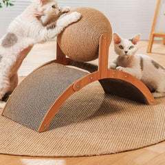 FANJUN-AMTECH woven jute scratch pad wears longer for busy households.