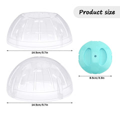 FANKUTOYS hamster ball with ventilation holes ensures breathable exercise for dwarf hamsters.