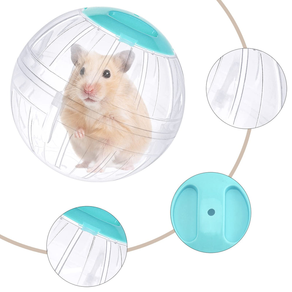FANKUTOYS 5.7-inch hamster ball allows DIY expansions to boost activity.
