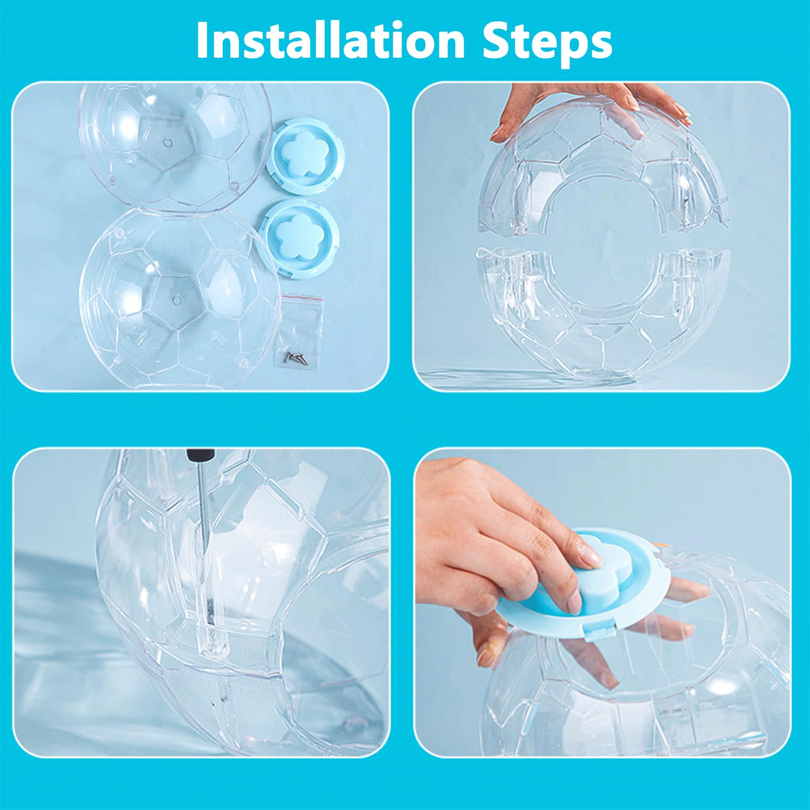 Fanlahmtasy hamster-ball-durable-materials provides long-lasting, pet-safe construction.
