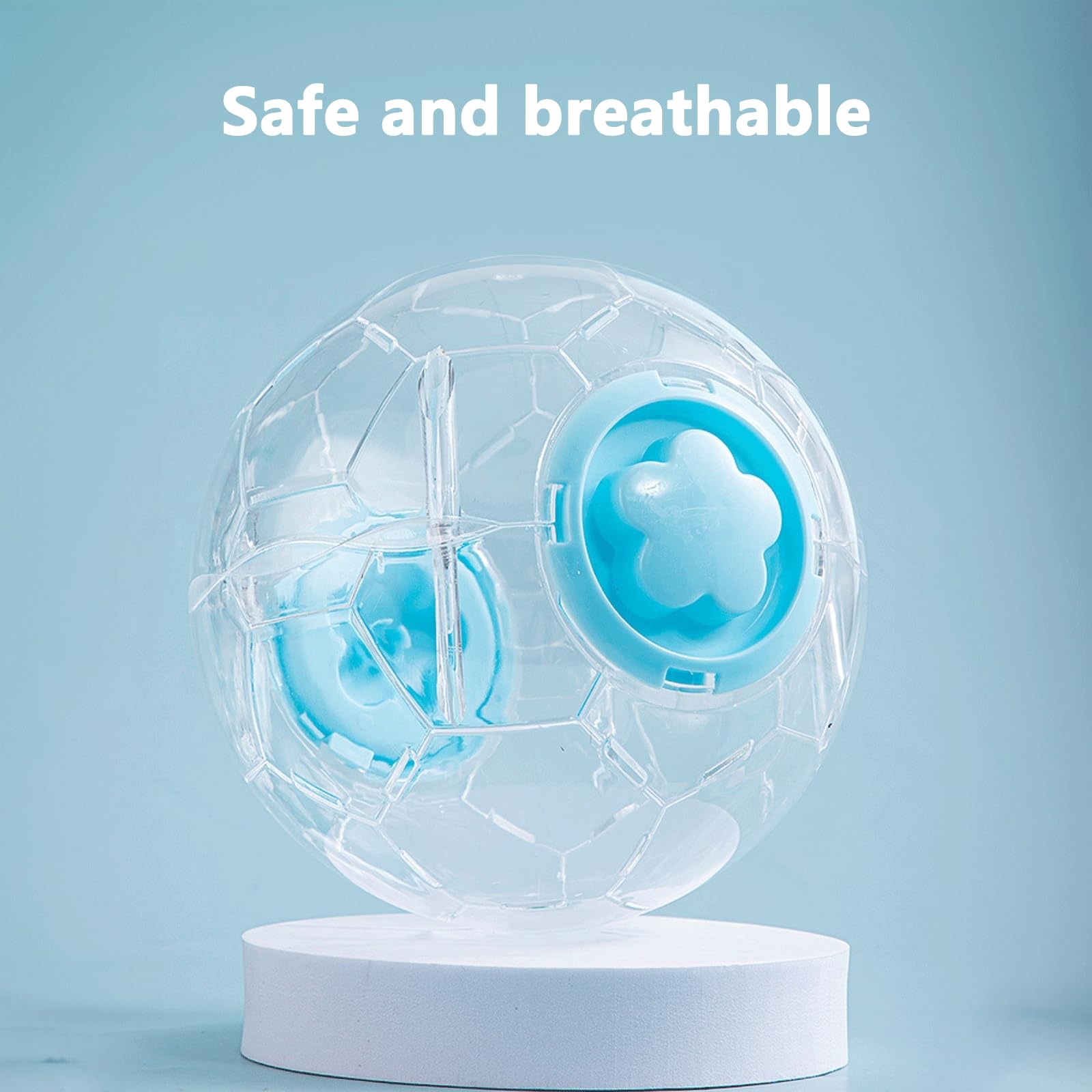 Fanlahmtasy hamster-ball-easy-clean-surface makes hygiene quick and simple.