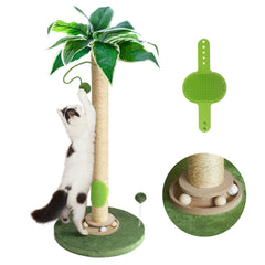 Fantasreen cat scratching post 33-inch with thick sisal wrap for durable scratching and stress relief.