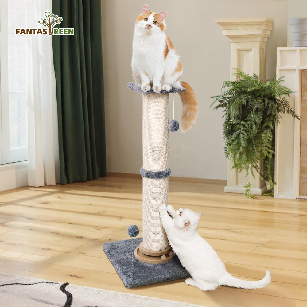 Fantasreen 33-inch post provides a sturdy base during active use.