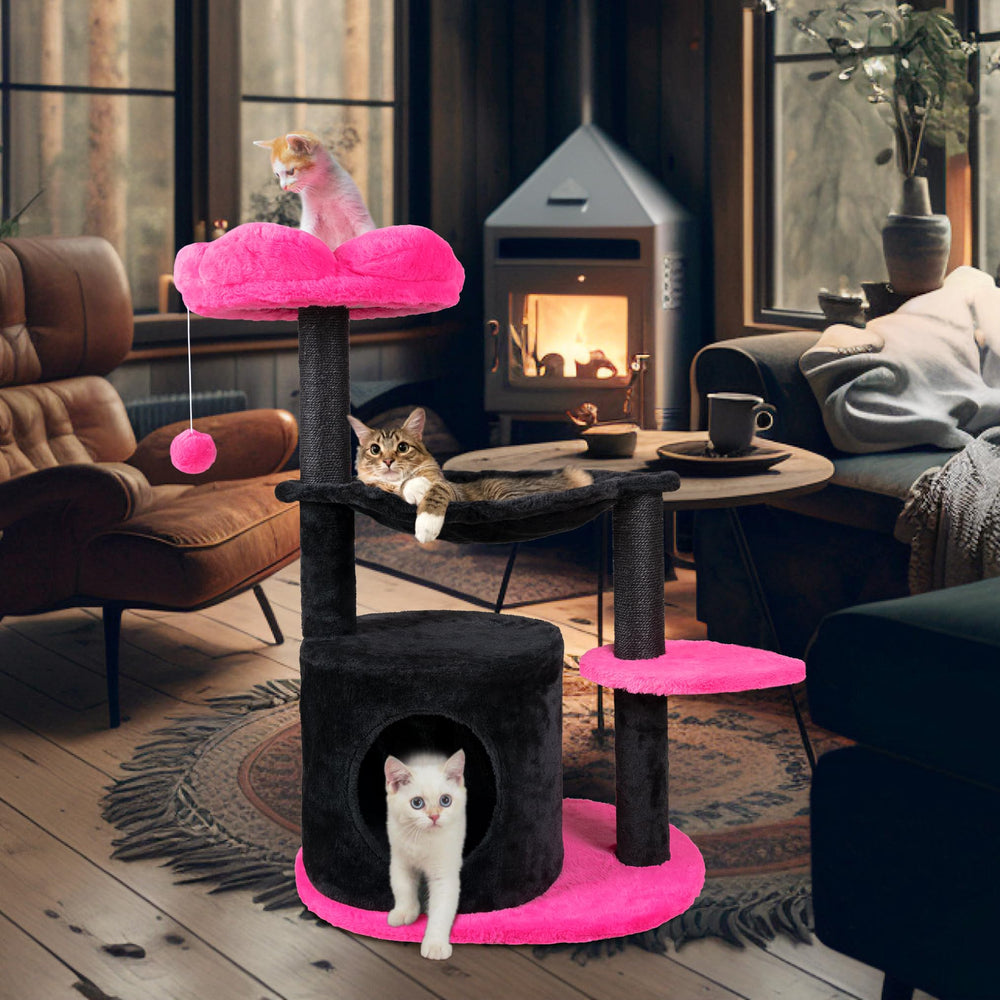 Fantasreen cat-tree easy installation with clear setup steps