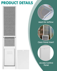 Fantrek extra large dog door airflow mesh panel promotes airflow for comfortable space