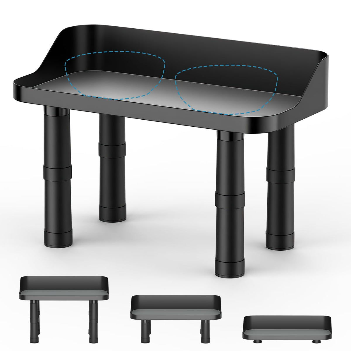 Farafox elevated dog bowl stand demonstrates ergonomic feeding height for comfort.