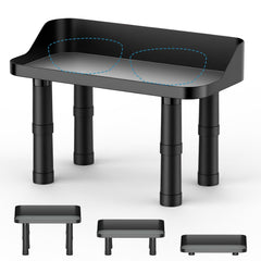 Farafox elevated dog bowl stand demonstrates ergonomic feeding height for comfort.