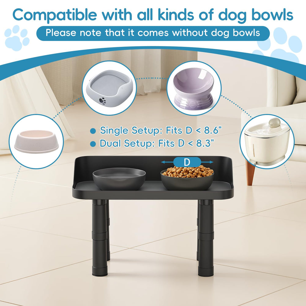 Farafox non-slip mat keeps bowls secure during feeding.