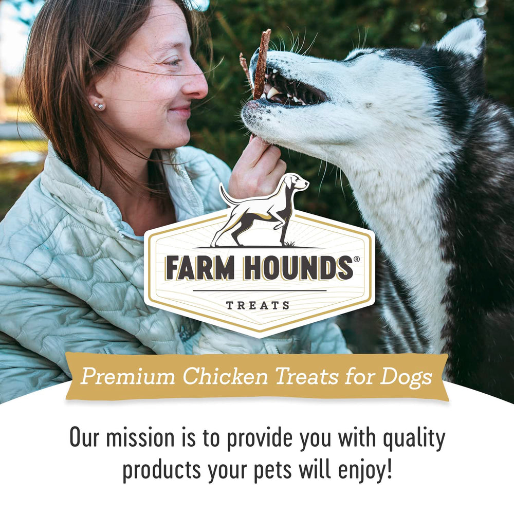 Farm Hounds Chicken Strips 4-5oz portion closeup for easy breaks.
