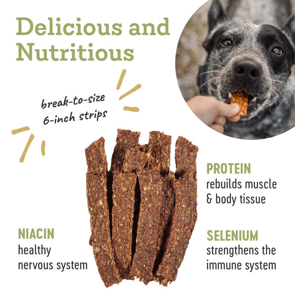 Farm Hounds Chicken Strips treat tray display supports training.