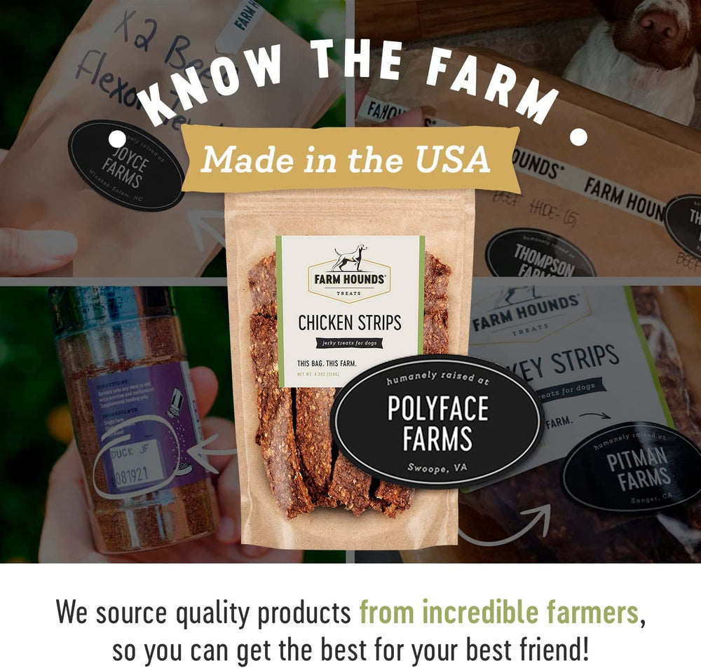 Farm Hounds Pasture-raised chicken balance in jerky for carnivore diet