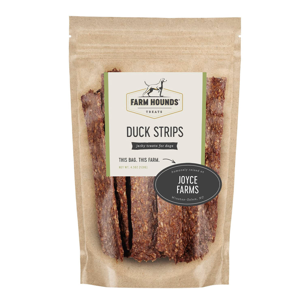 Farm Hounds tiras de pato seco para perros, premio delicioso para entrenamiento