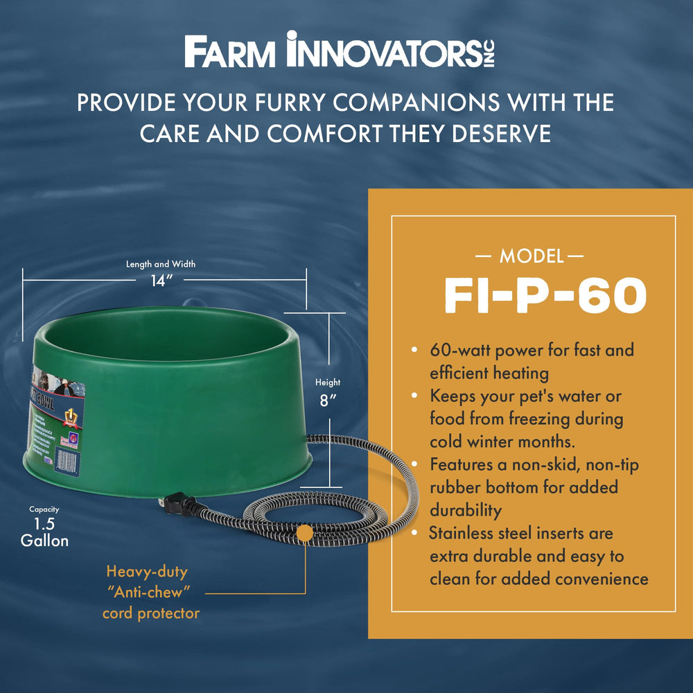 Farm Innovators P-60 anti-chew cord protector guards the power cord against pet chewing.