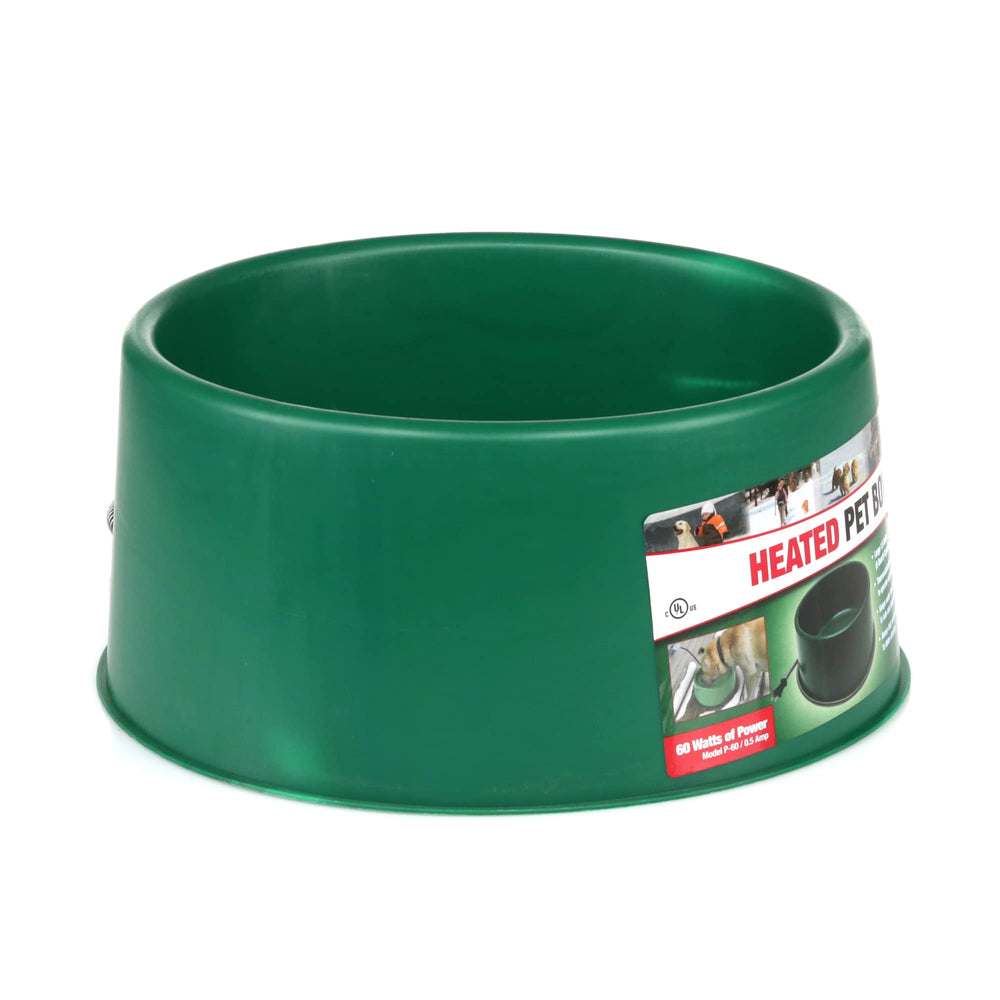 Farm Innovators P-60 60 watt heating delivers fast warmth to water.