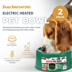 Farm Innovators P-60 thermostat control close-up illustrates automatic heating for cold days.