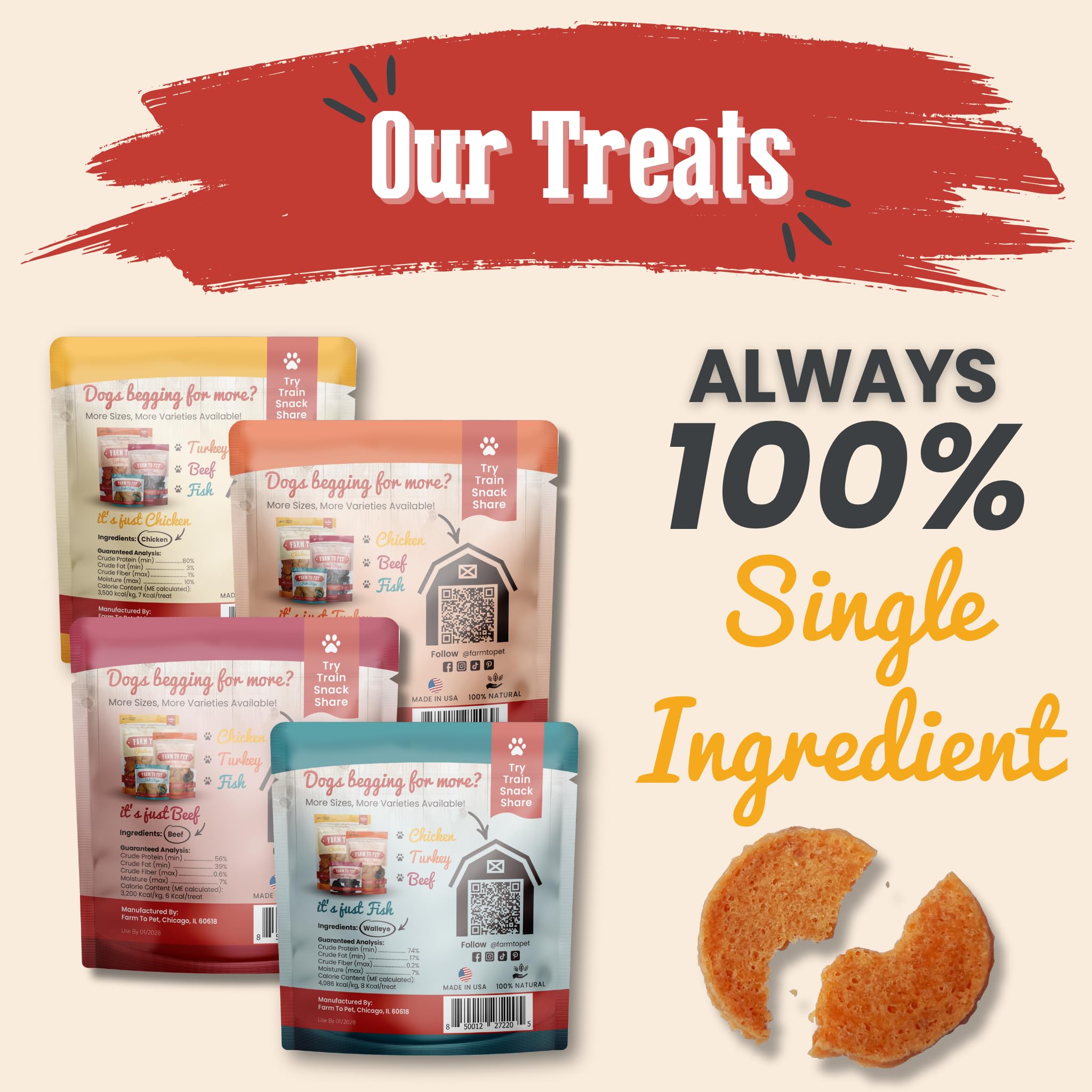 Farm To Pet variety-pack image showing four flavors ideal for picky eaters