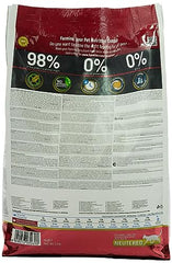 Farmina N&D GF Chicken and Pomegranate kibble close-up showing grain-free formula for sensitive stomachs